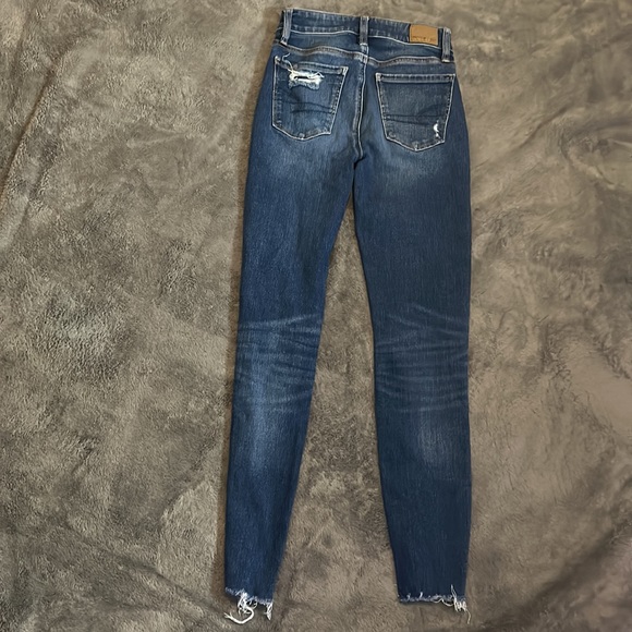 American eagle High Rise Skinny Dream Jean size 00 - Picture 2 of 5